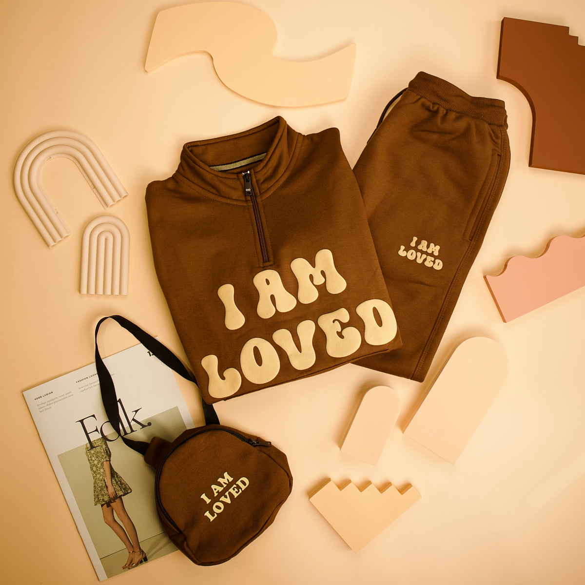 I AM LOVED - BEIGE