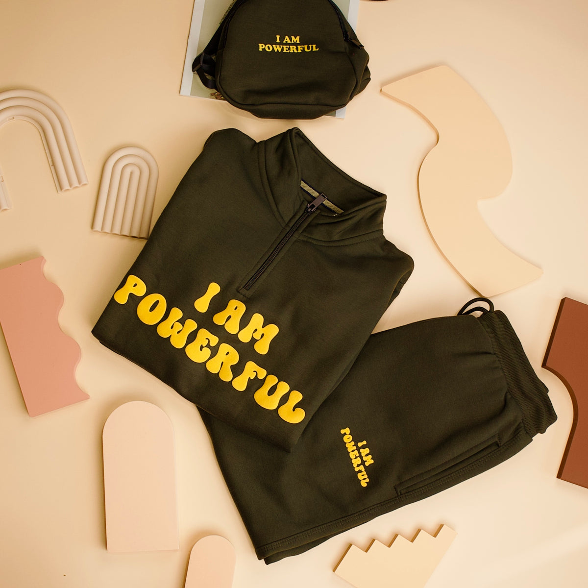 I AM POWERFUL - OLIVE GREEN